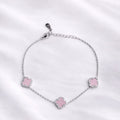 Pink luck chain bracelet